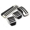 Non-Slip Decorative Pedal Set for Nissan Qashqai - Accelerator, Brake, and Rest