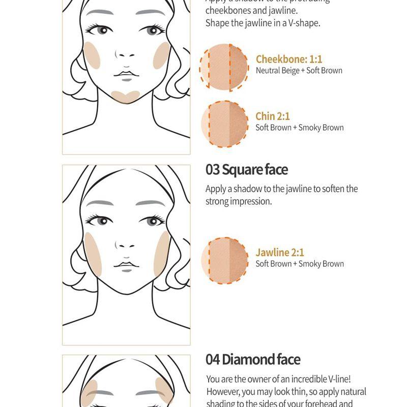 MACQUEEN - Fake Up 3 Color Shading - 3 Colors