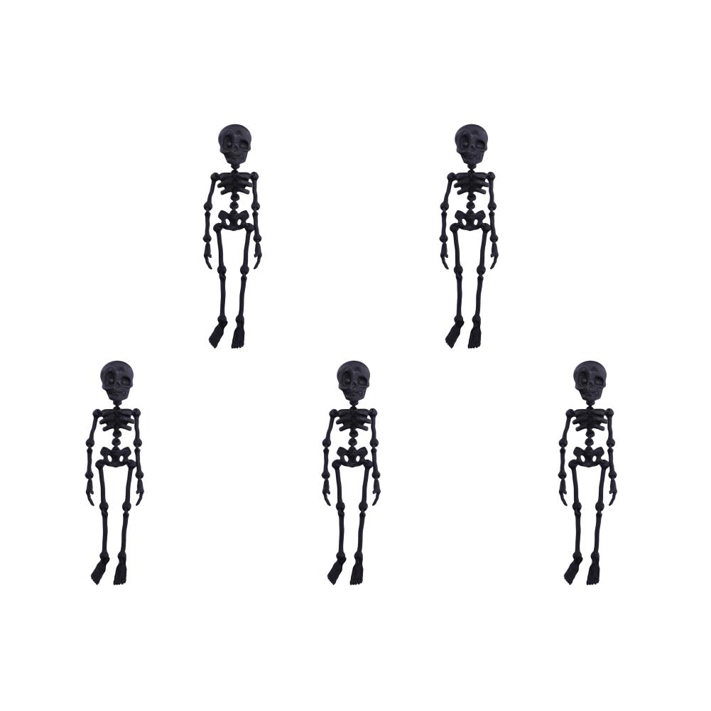 5/10PCS Mini Magnetic Skeleton Fridge Magnets with Movable Joints Skull Fridge Magnets for Refrigerator Locker Whiteboard Office