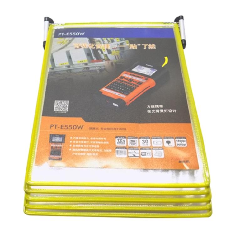 Wall Reference Organizer with 5 Easy-Loading Pocket for Workshop