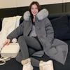 Autumn Winter Thicken Warm Parka Women Casual Sweety Solid Color Big Pocket Loose Hooded Coat Jackets Outwear