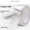 Exhaust Pipe Insulation Tape Exhaust Heat Tape Manifold Downpipe High Temperature Bandage Tape Silver Adhesive Tape