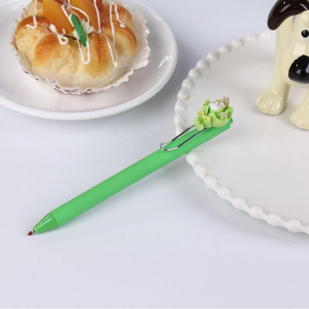 Kreativer Cartoon 0,5 mm Schnelltrocknender Gelstift - Niedliches Klickdesign für Schüler