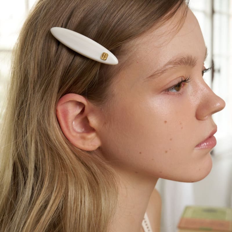 FANTASTIC PLANET Flat Ellipse Hair Pin (2colors)