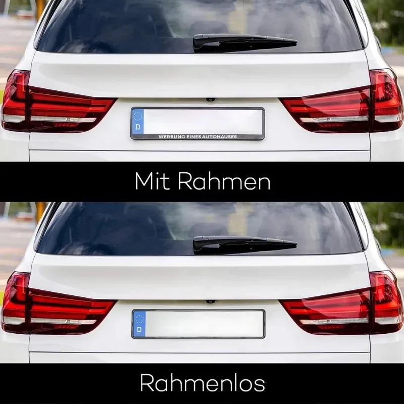 1/2 buc Suport Plăcuță de Înmatriculare ABS Anticoroziv Suport Plăcuță de Înmatriculare Auto Standard UE Accesorii Auto