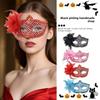 Feather Flower Mask Plastic Masquerade Mask Halloween Party Mask  Halloween Party