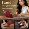 Funda de Cuero Genuino Premium Para Honor Magic V6 Soporte Giratorio 360° Ventana Inteligente Responder Llamadas Cubierta Protectora de Lente