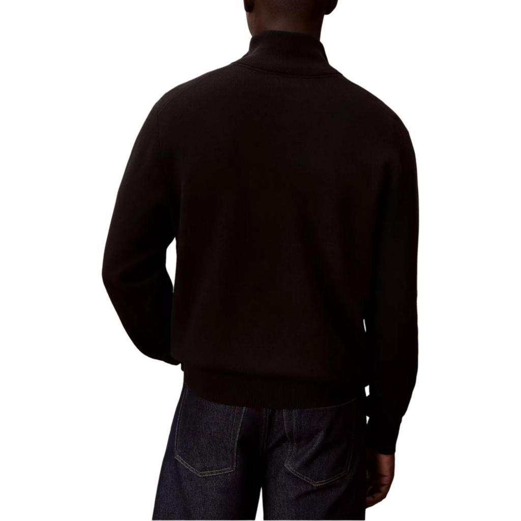 Calvin Klein High Neck Simple Solid Color Breathable Long Sleeve Sweater Men sweater 40EM312-UB1