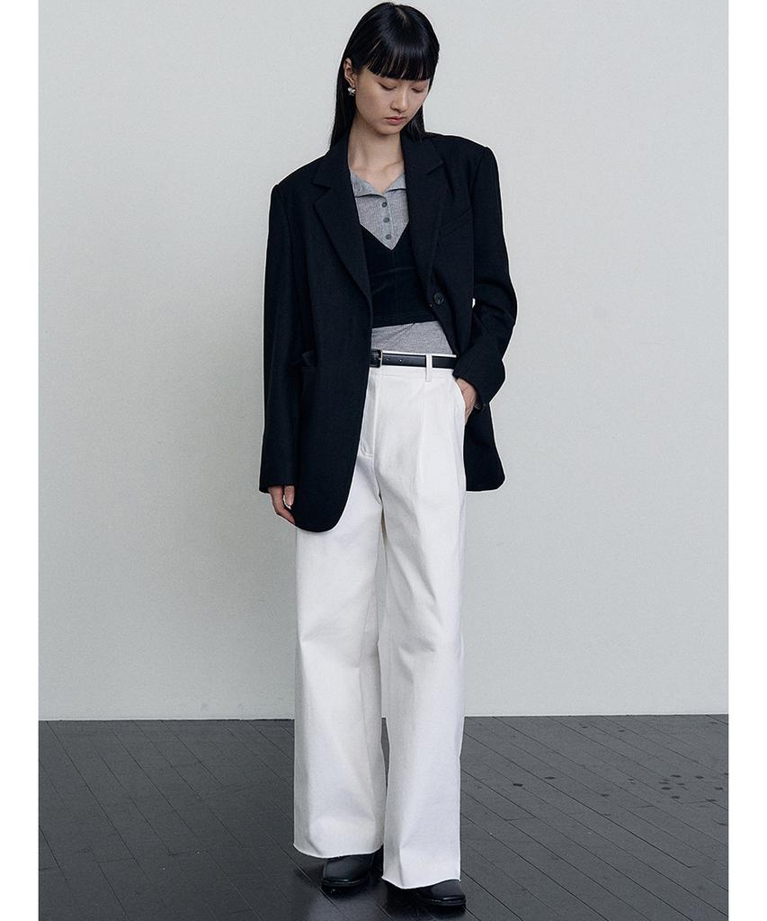 MAKE A TOAST Reversible Corduroy Pants Ivory Mbefpa006Iv