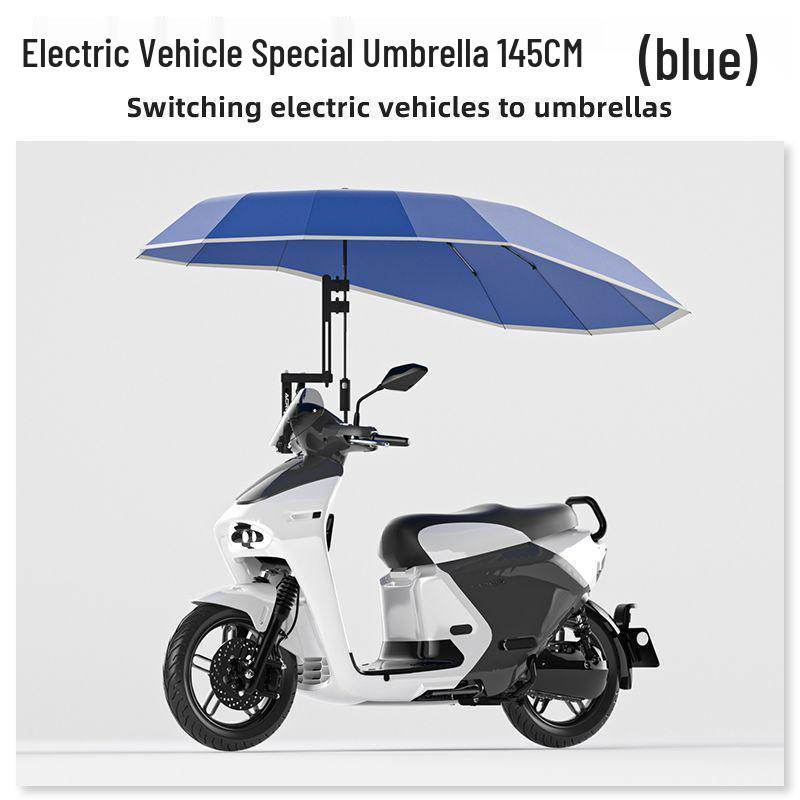 Reinforced E-bike & Scooter Enlarged Sunshade Umbrella