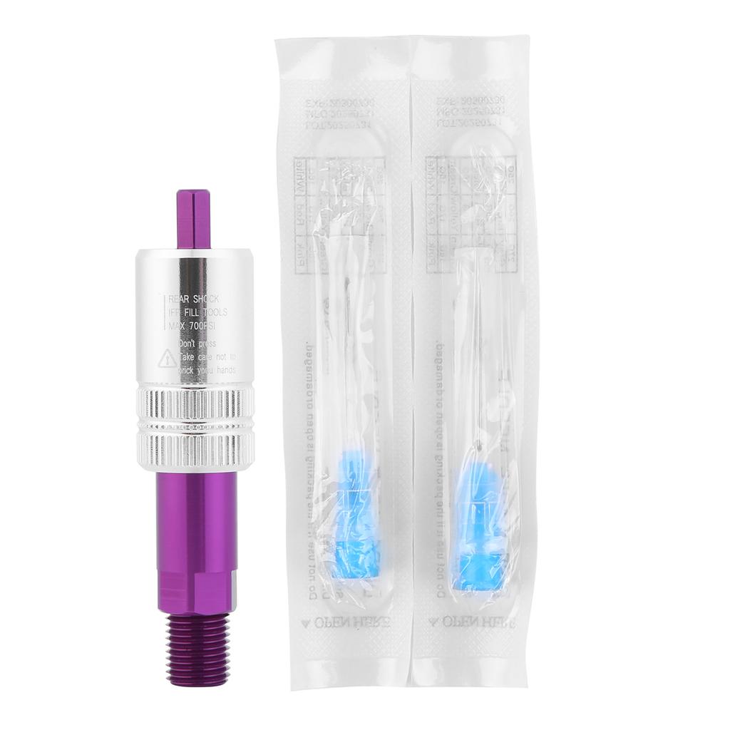 Bike Rear Shock IFP Fill Tool MAX 700PSI with Needles Rubbers Cover Compatible for FOXRP2/RP23 CCDB X-Fusion