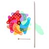 24cm Wood Windmill Garden Yard Party Outdoor Wind Spinner Ornament Kids Toys
