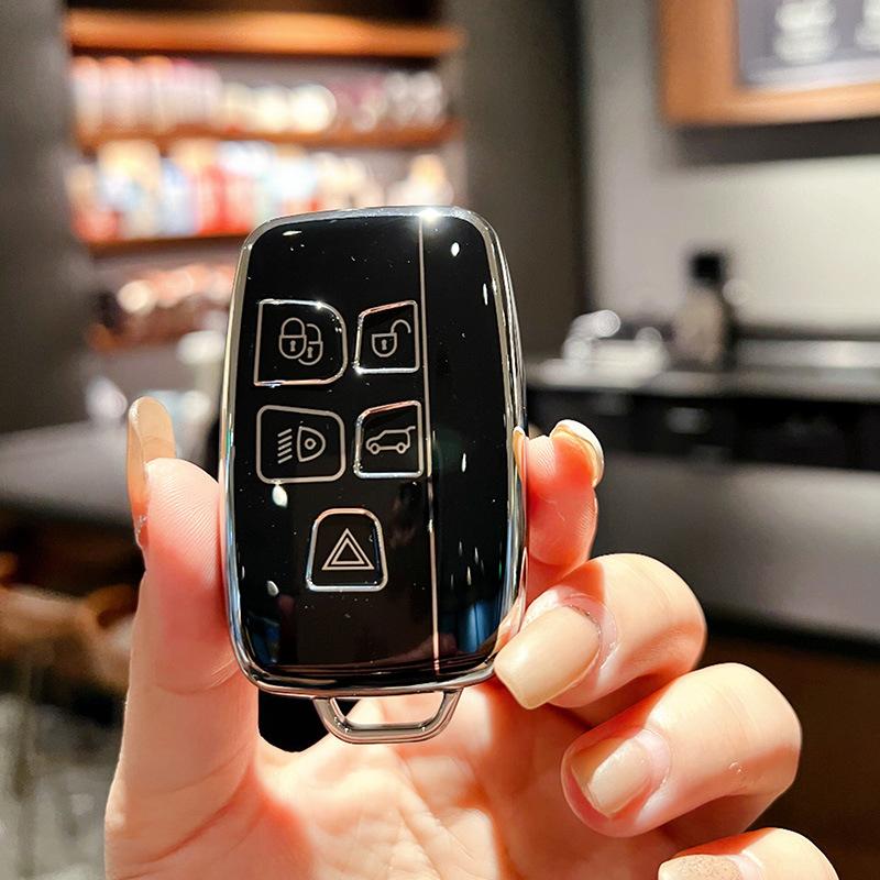 Husă Cheie pentru Land Rover Discovery Sport Range Rover Evoque Freelander Defender Jaguar Husă cu Cataramă