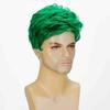 Green White Orange Men Wig with Bangs Natural St. Patrick's Day Wigs  Carnival Party