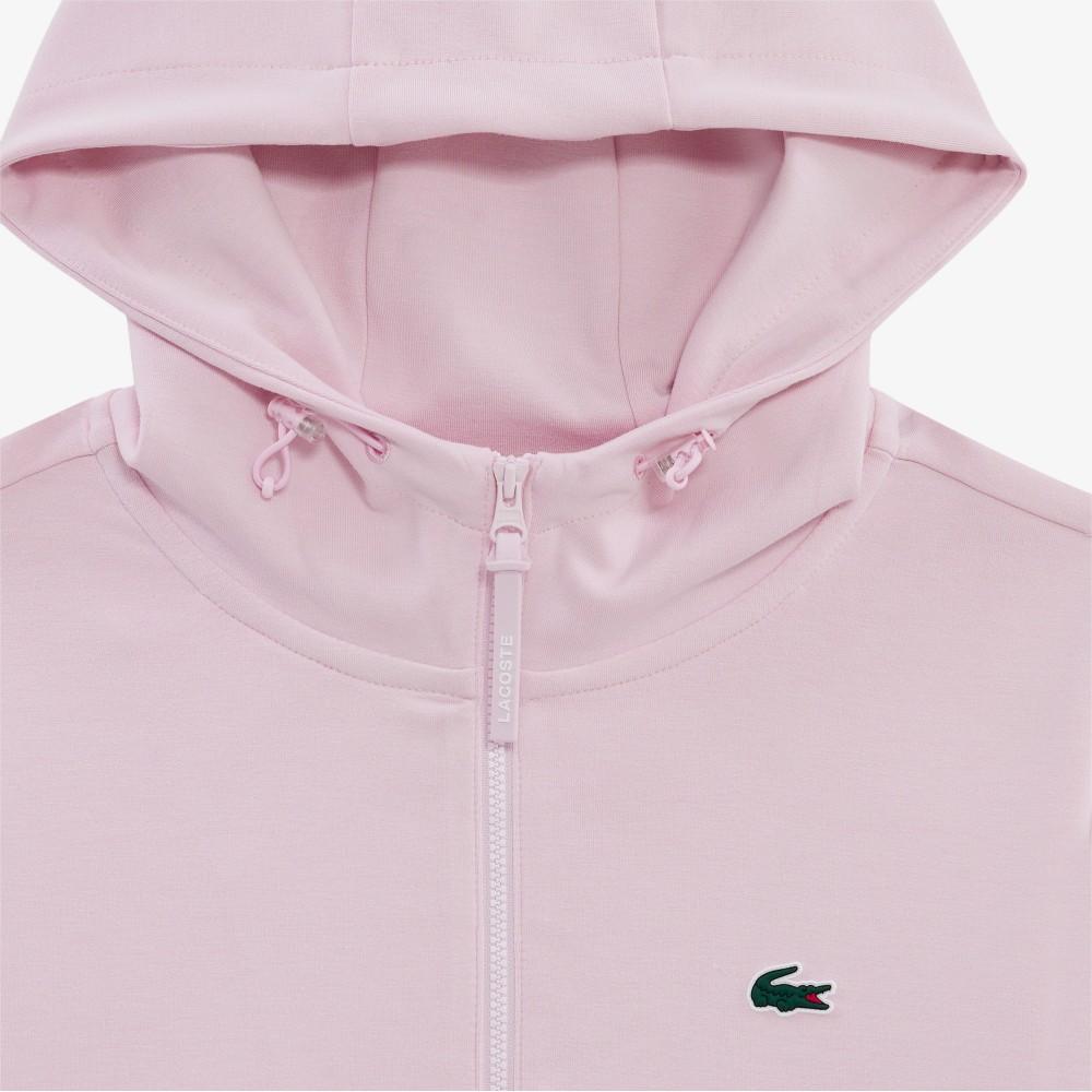 Lacoste Women's Light Jersey Setup Jacket SF797E-56GRZ4H