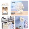2026 Mijia App-Connected Silent Desktop Fan: USB Rechargeable for Office and Student Use