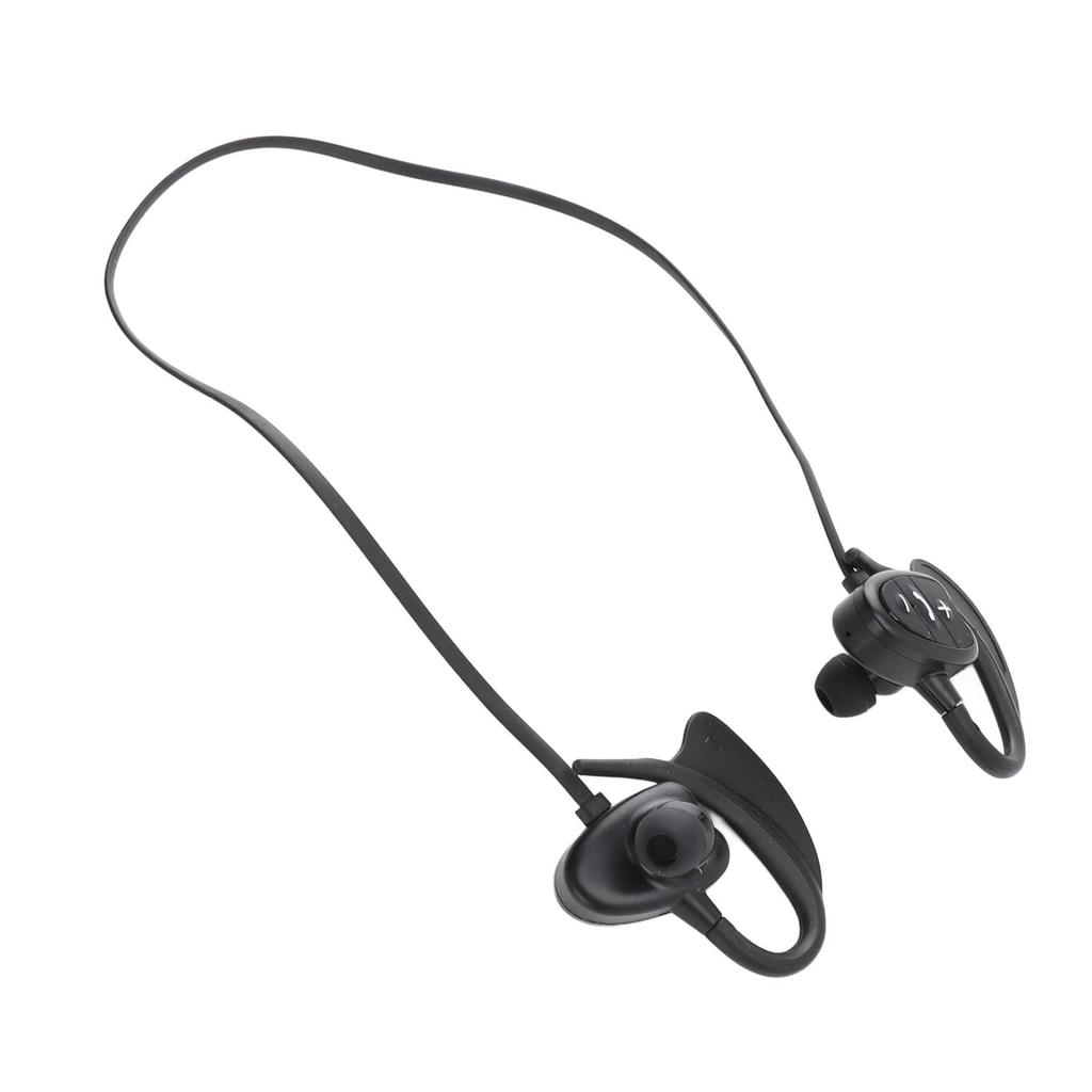 IPX8 waterproof sports earphones wireless Bluetooth earphones swimming MP3 headset Black