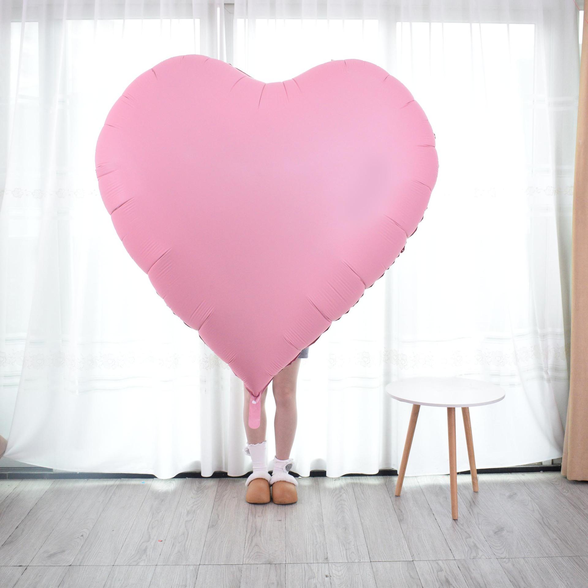 60Inch Love Heart Foil Balloon for Propose Parties Decoration Oversize Balloon Love Balloon for Valentine s Day Wedding Decor 60inch розовый
