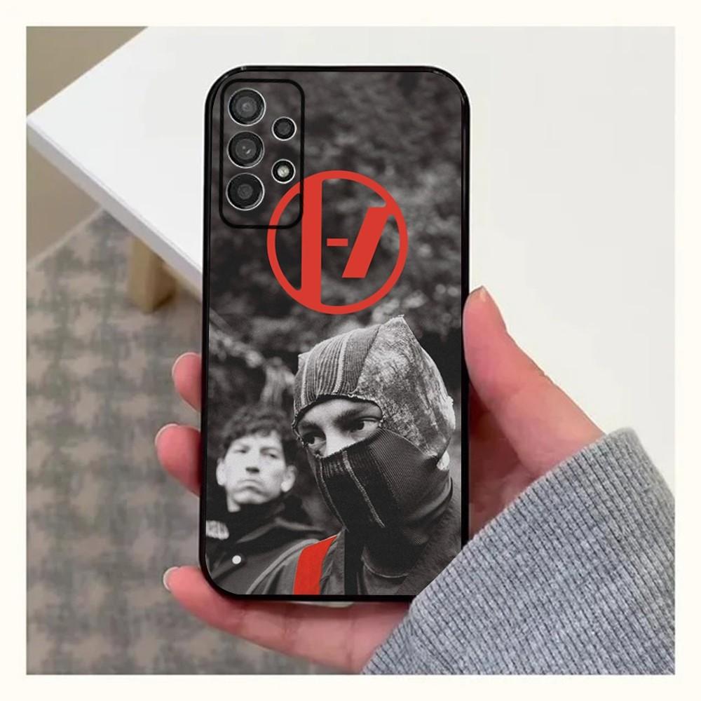 

Чехол для телефона T-Twenty one pilots для Samsung Galaxy A13,A21s,A22,A31,A32,A52,A53,A71,A80,A91 Мягкий черный чехол Samsung a21s