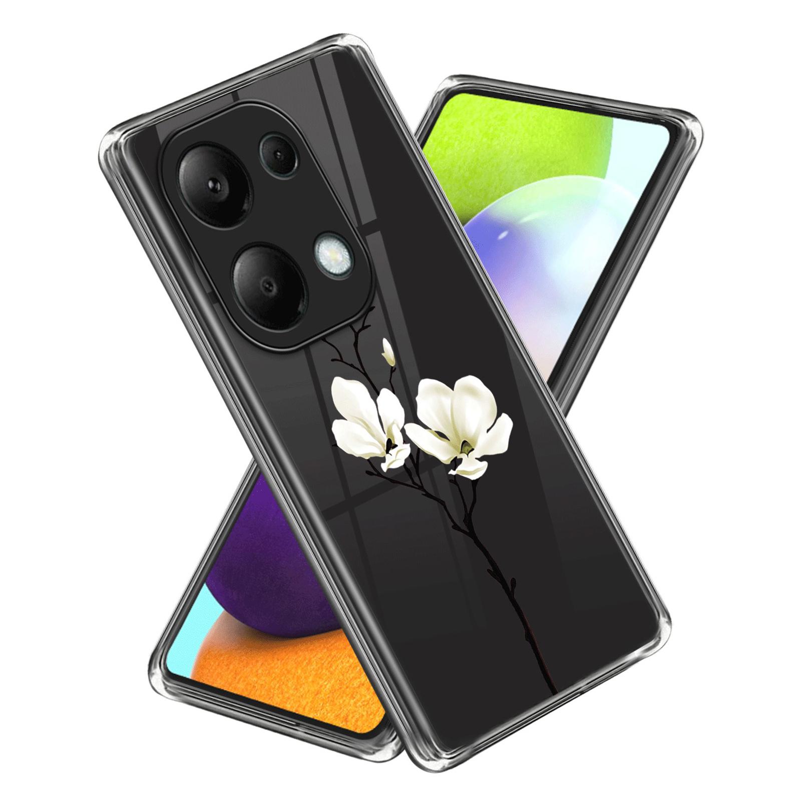 

For Xiaomi Redmi Note 13 Pro 4G/Poco M6 Pro 4G Case Pattern Printing Anti-fall TPU Smart Phone Cover Style D