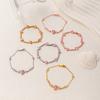 Ins Style Butterfly & Heart Diamond Bracelet, Gold Plated Trendy Jewelry for Women