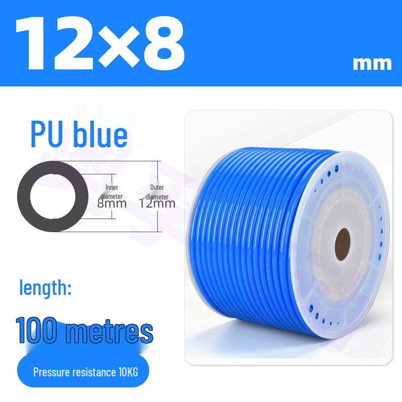 Transparent PU Air Hose for Compressors: Sizes 3-22mm