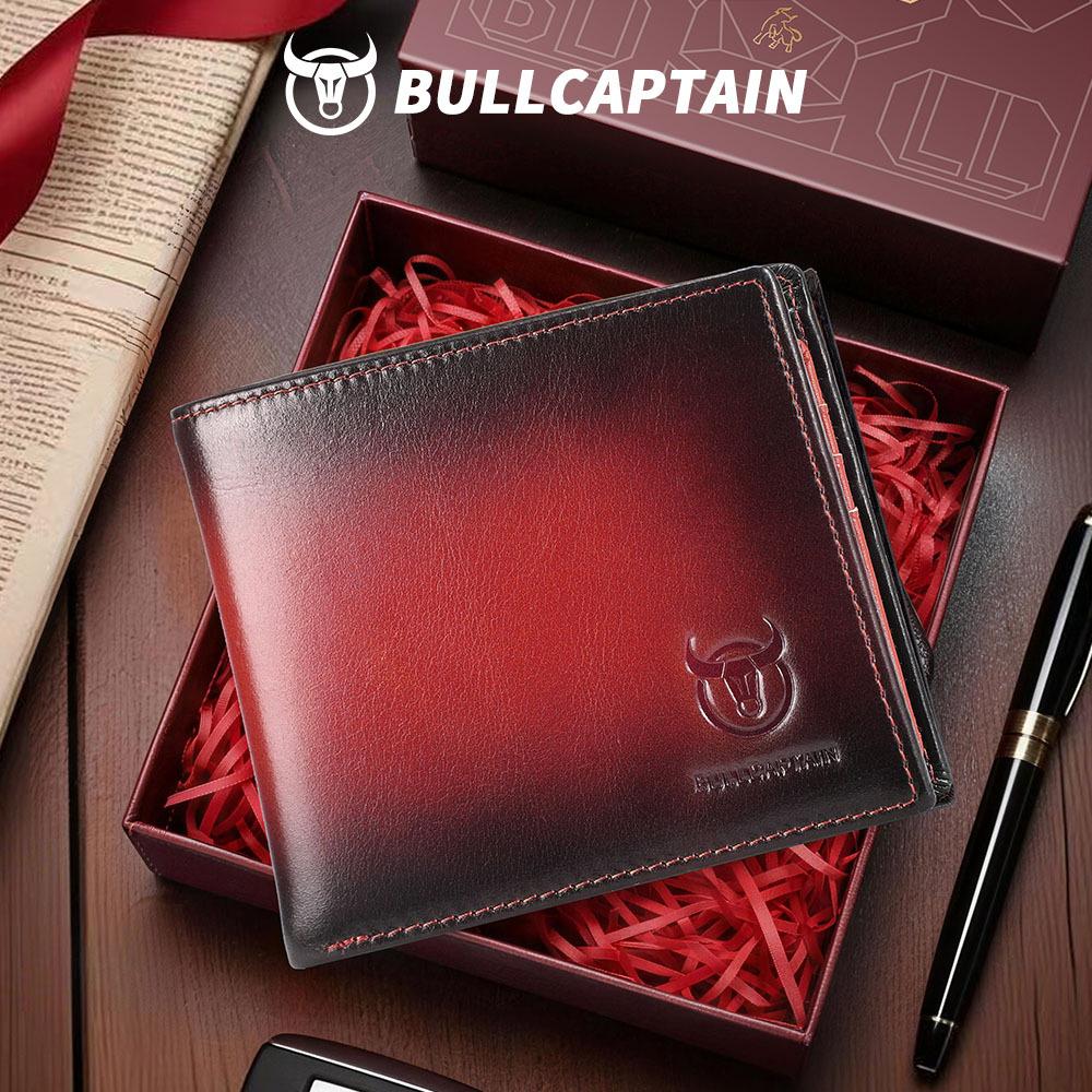 Wallet Men's Leather Short Anti Theft Brush Multi Slot Head Layer Soft Leather Wallet Clip