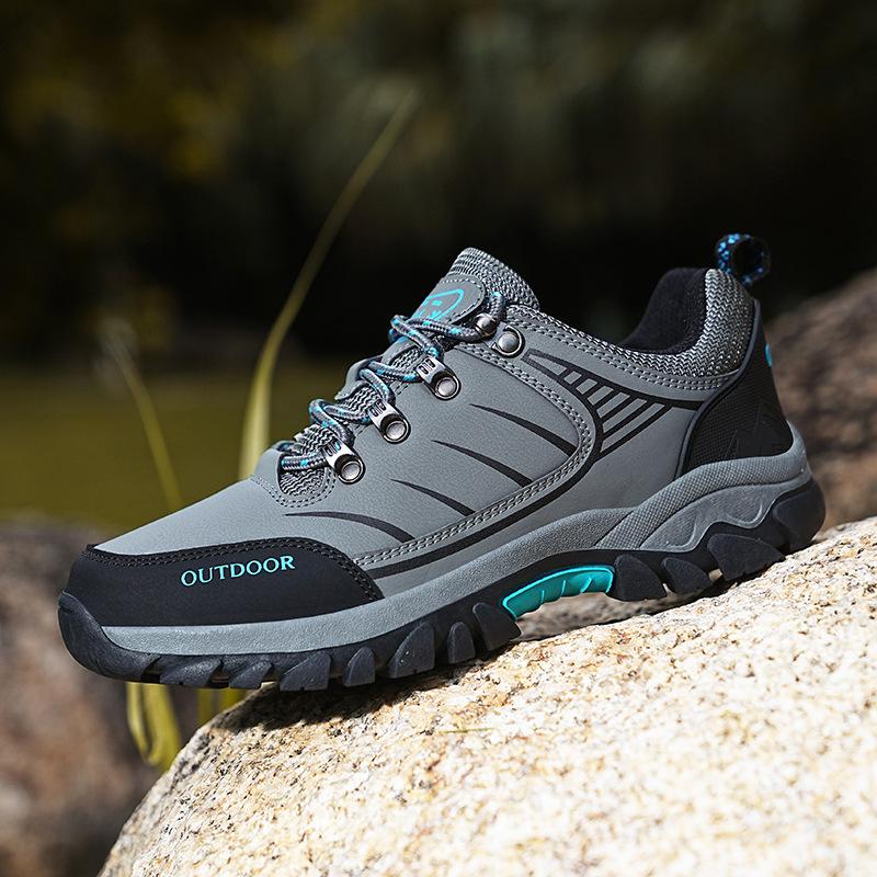 766 Hiking Shoes Outdoor Sports Men's Low Top Leather Wear-resistant Anti Slip Off-road