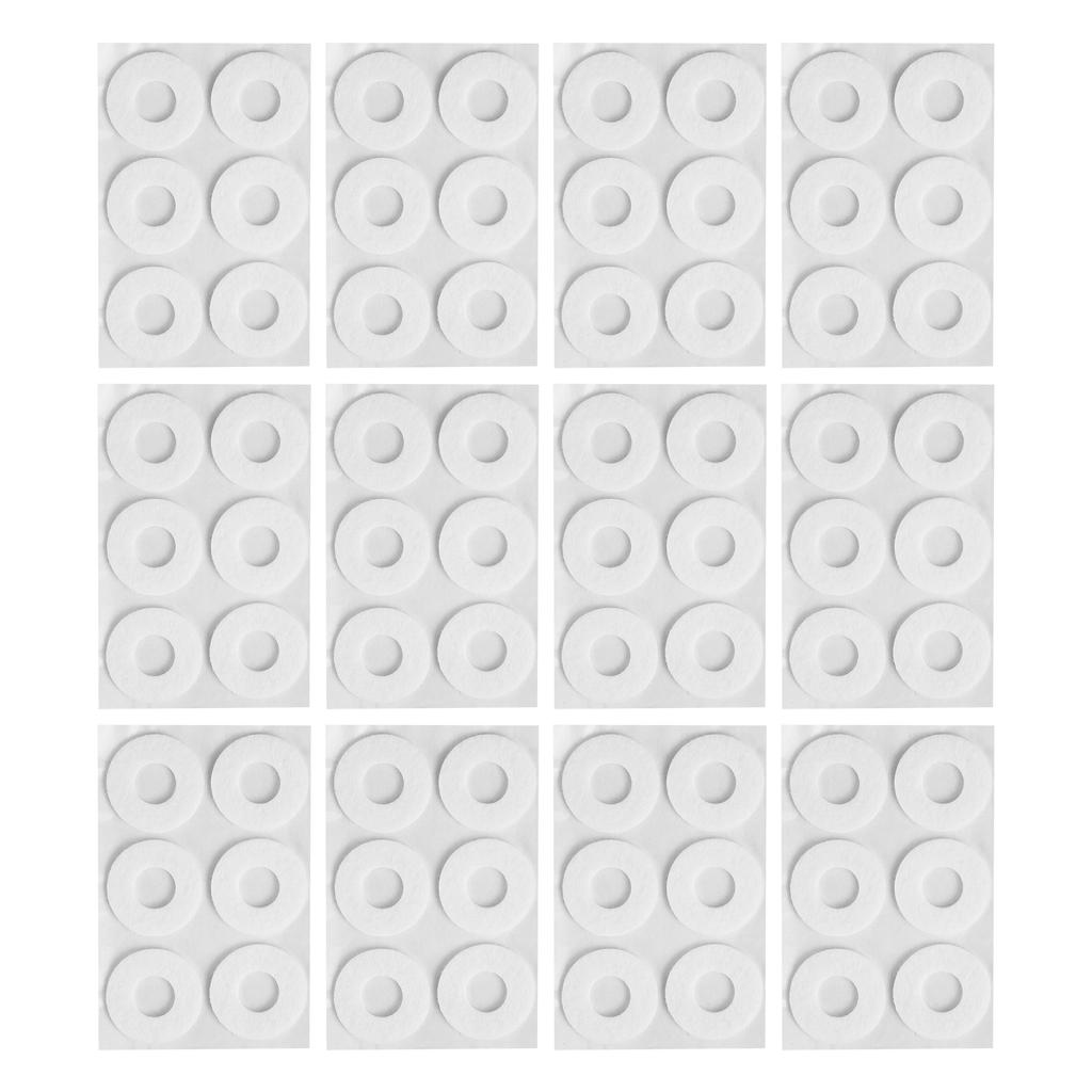 12 Blatt Hühneraugenpolster Männer Frauen Schmerzlinderung Weich Klebend Rund Fuß Hühnerauge Schwielenpolster für Fußpflege