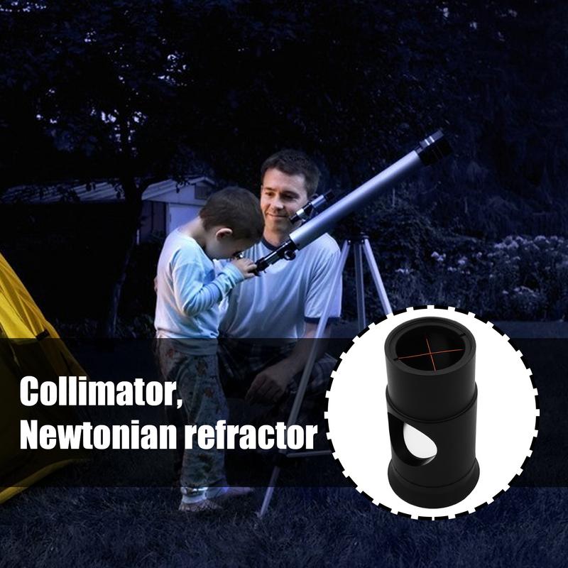 1 peça Liga de Alumínio 1,25 Polegadas Cheshire Ocular Colimadora Colimador Calibrador de Eixo Ótico para Telescópios Refletores Newtonianos