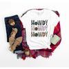 Howdy Turquoise T Shirt Sunflower Western Vintage Washed Fashion Stylish Comfortable Stretched Homme Designer Clothes