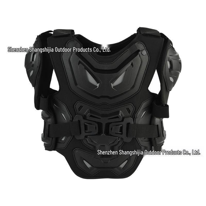 Off-road Motorcycle Chest Protector Gear: Armor, Helmet, Breathable Vest & Back Protector