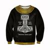 Men's Sweatshirt Tattoo 3D Digital Printed Top Printed Round Neck Sweatshirt Men