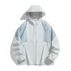 UPF10 + Outdoor Sunscreen Clothing Men's and Women's Color Matching Breathable Cycling Clothing Tooling Clothing Japanese UV Protection Jacket Tide