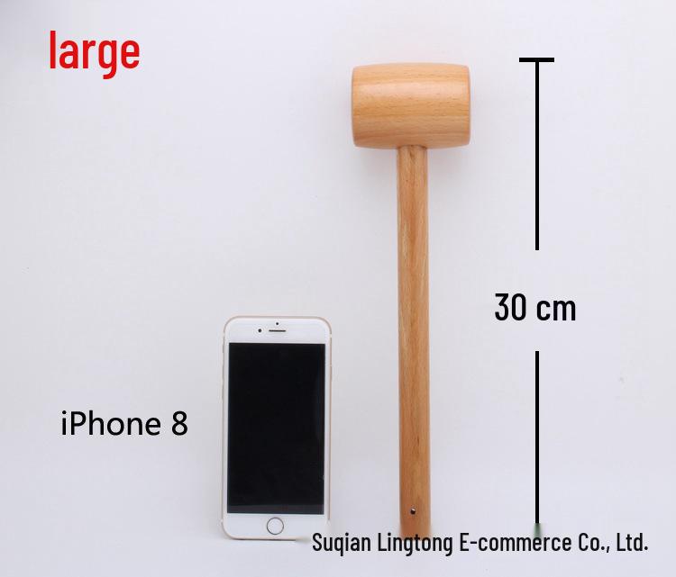 Handmade Small Wooden Mallet & Hammer Archaeological Toy Set