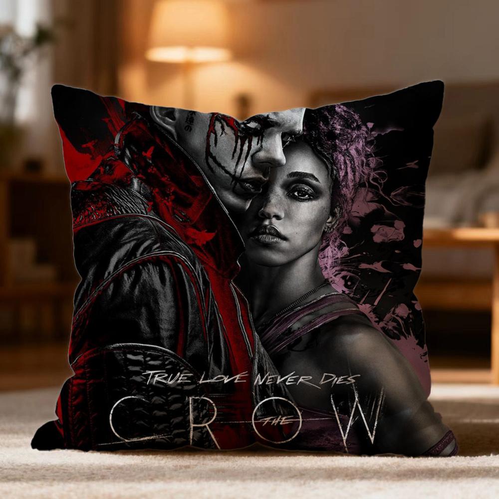 

Hot R-Rraven crowed Cushion Cover Soft Washable Pillow Case Multi-Scene for Couch Bed Travel Office Use 30cmx30cm