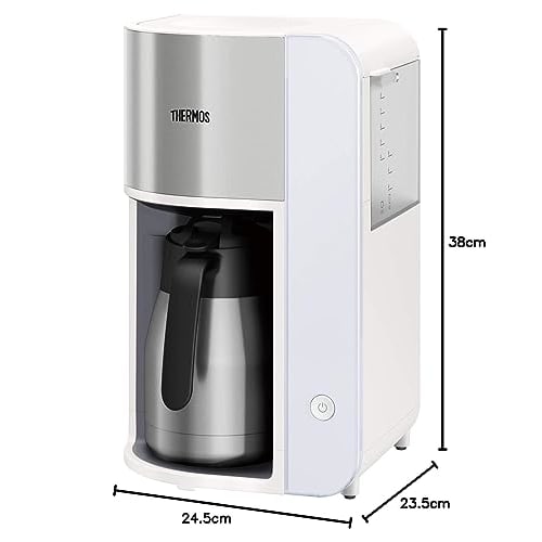 THERMOS Vacuum Insulated Pot Coffee Maker 1L White ECK-1000 WH