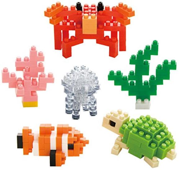 Nanoblock Postcard Multipurpose (Sea Creatures)