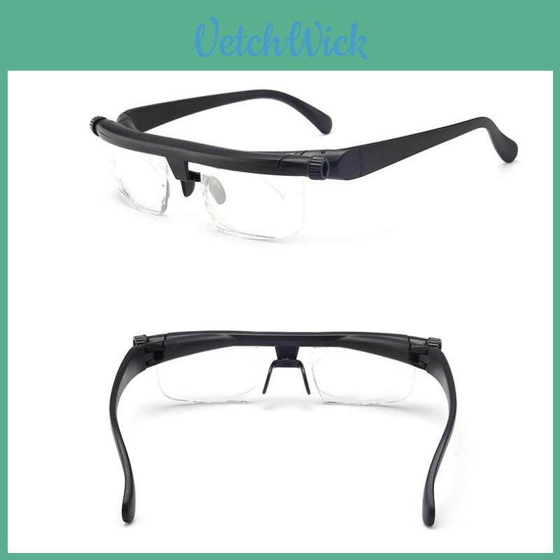 Lens Dial Adjustable Glasses Clear Vision Reading Distance Vision Eyeglasses For Men And Women