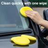 Car Foam Sponge Wax Applicator Cleaning Detailing Pads Car Waxing Polishing Pad Home Car Wash Care 10cm Car Cleaning Kit