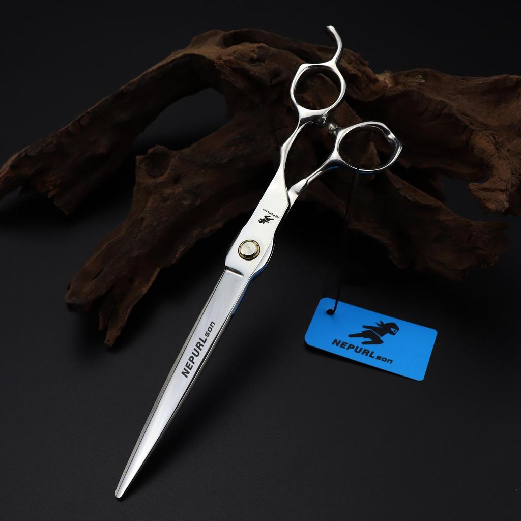 8.0" VG10 Professional Pet Straight Shears with Bearing Screw & Bag