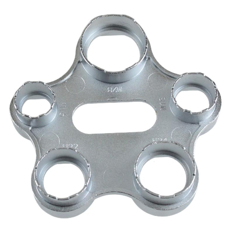 6 in 1 Wrench Faucet Aerators Disassembly Wrench Water Flows Adjusting Faucet Bubblers Wrench Plumber Repair Tool