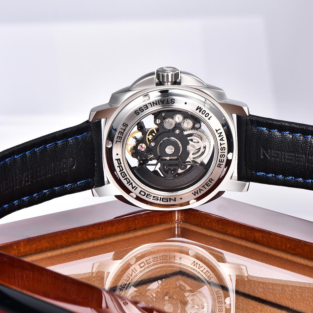 Neue PAGANI DESIGN 40MM Herren Mechanische Uhr Top Marke Saphirglas Automatik Uhr 100M Wasserdicht Leuchtende Uhr für Herren