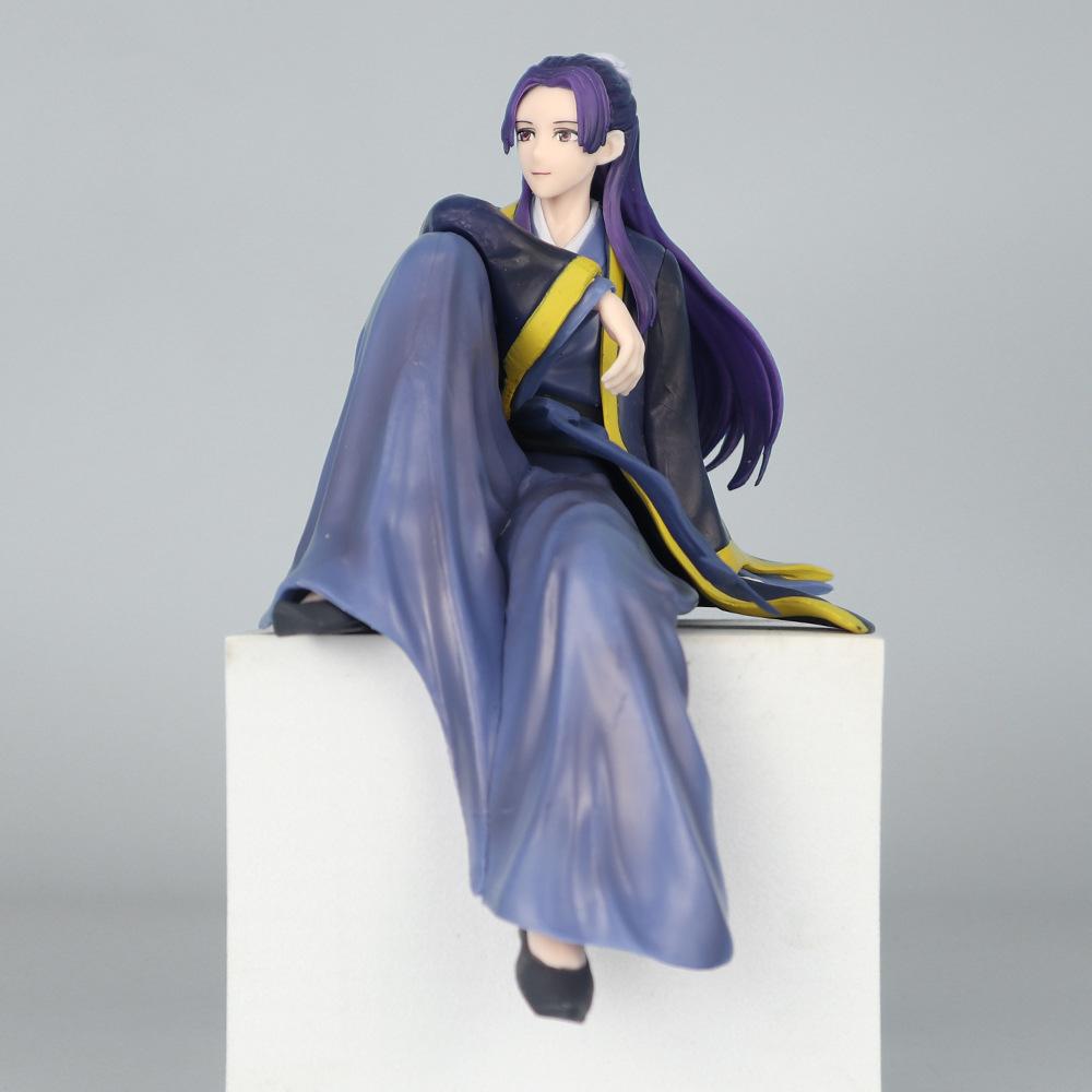 Die Apotheker-Tagebücher Jinshi Sitzende Pose Anime Figur PVC Modell Spielzeug Schreibtischornament Sammlerstück Geschenk für Anime-Fans