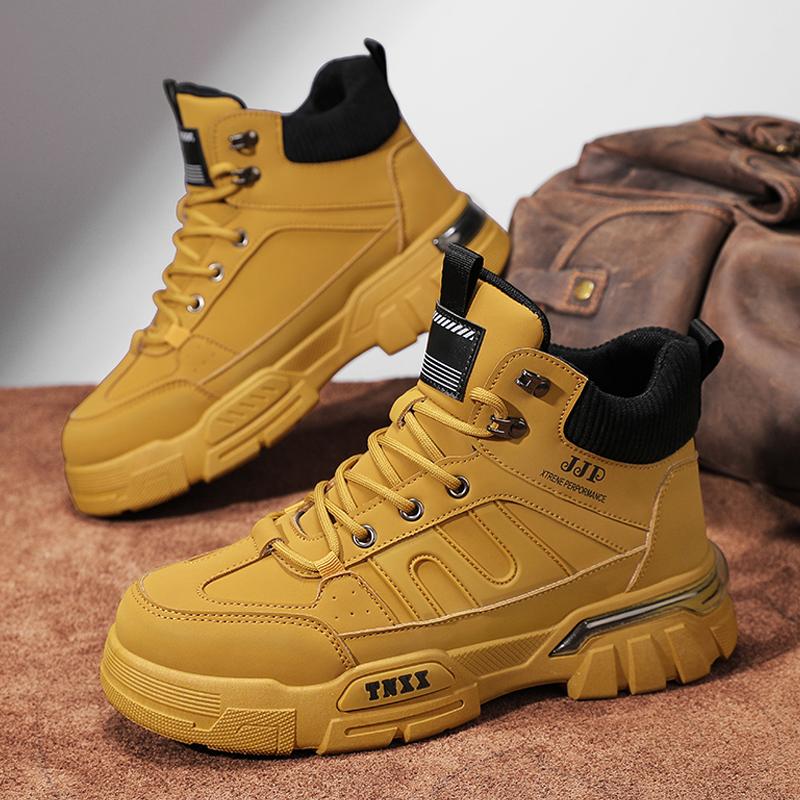 Fashion CYYTL Mens Boots Ankle Cowboy Leather Combat Winter Tactical Motorcycle Chelsea Casual Shoes Work Outdoor Hiking Designer Luxury