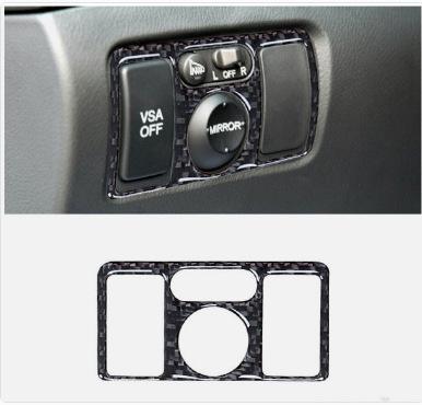 Suitable for BMW Z4E89 2009-2016 Front Central Control Side Air Outlet Frame Real Carbon Fiber Decorative Sticker