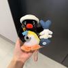 Genuine Penguin Family Bag Charm - Autumn/Winter Series Plush Toy Keychain