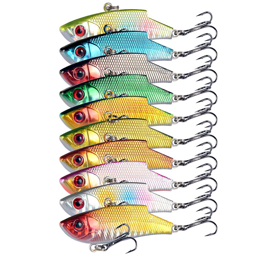 

Вибрирующая приманка со звуковыми шариками: Универсальная вибрирующая приманка для рыбалки, пресноводный убийца, искусственная приманка с хвостом 5.5cm/10g