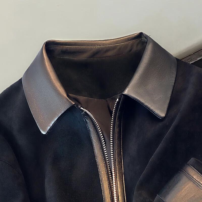 Women's Retro Patchwork Lapel Biker Jacket