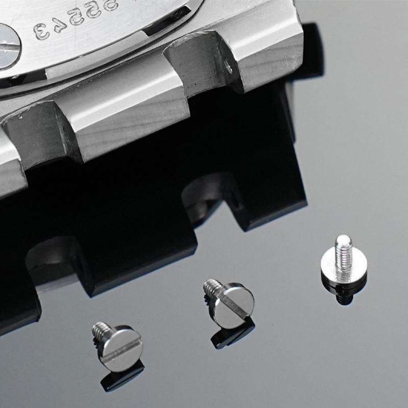 Präzisions-Edelstahl-Gehäusebodenschrauben für AP Royal Oak/Offshore - Uhrreparatur Ersatzschrauben Uhrenzubehör